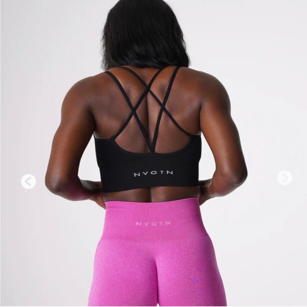 NVGTN Women’s Flourish Seamless Athletic Sports Bra Size XS